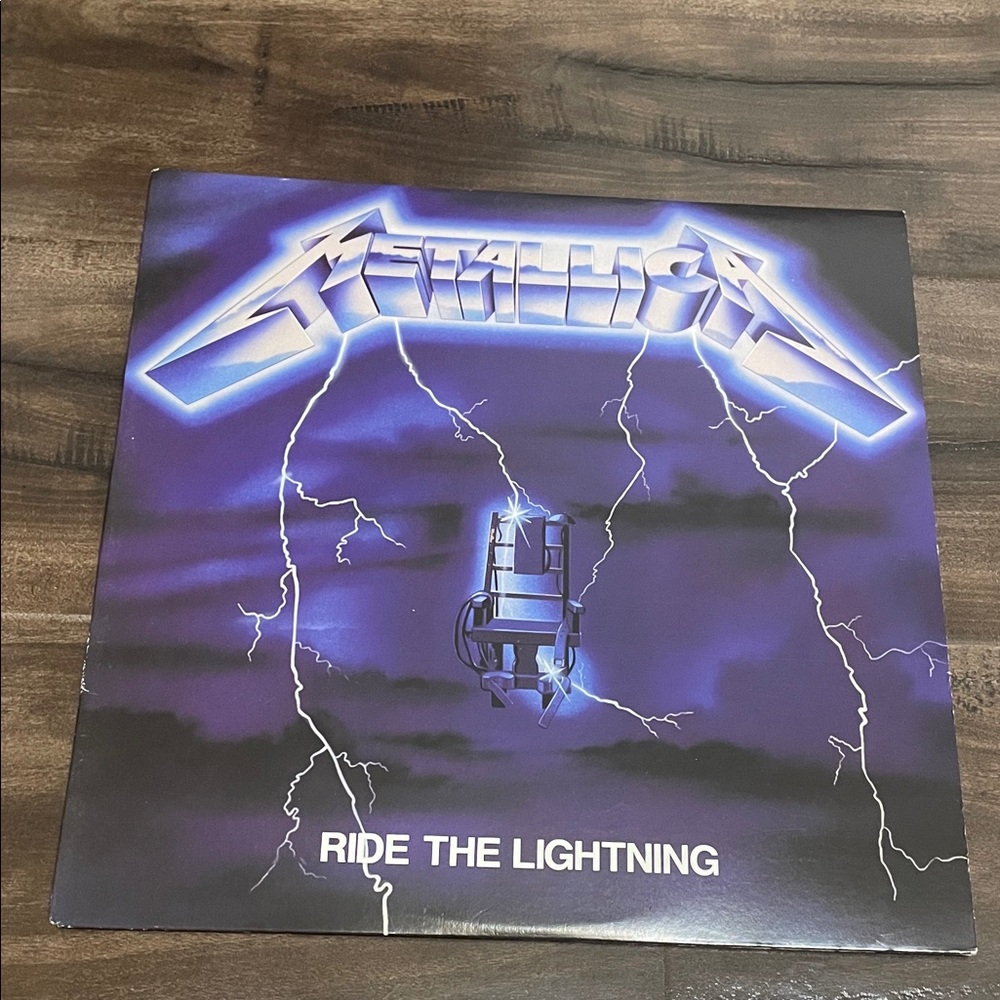 Metallica Ride the Lightning Vinyl Record